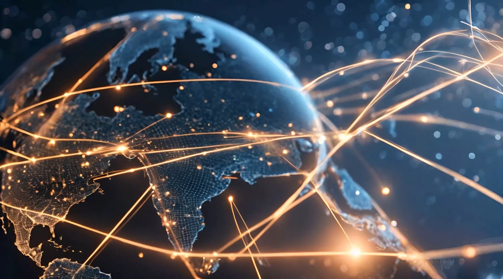 Global Network Connections Stock Motion Video